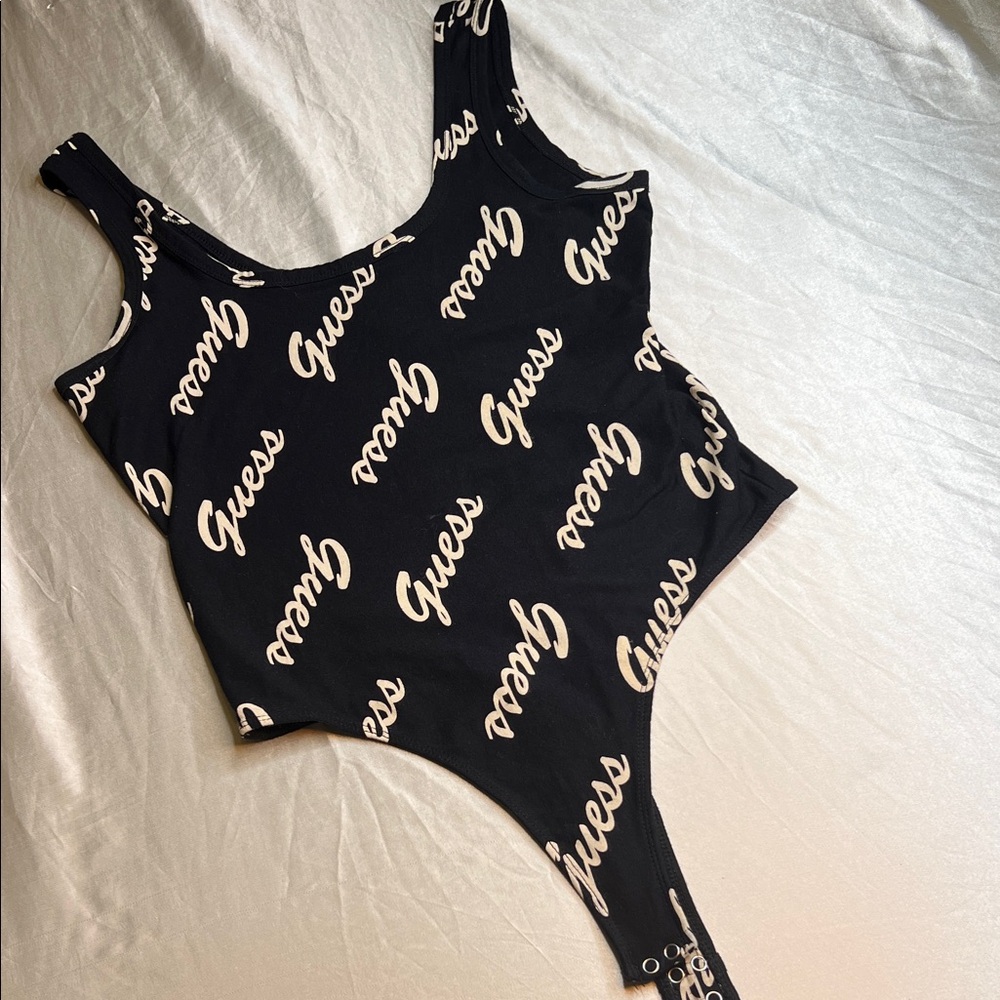 Guess Monochrome Logo Bodysuit